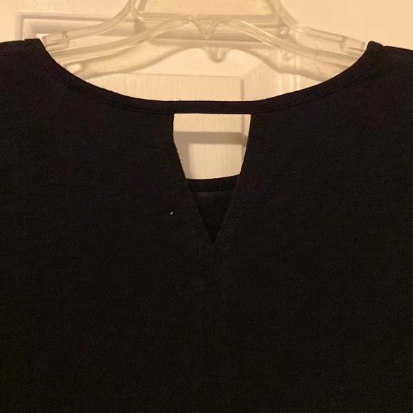MAX STUDIO 3/4 sleeve top size medium black - Picture 3 of 5
